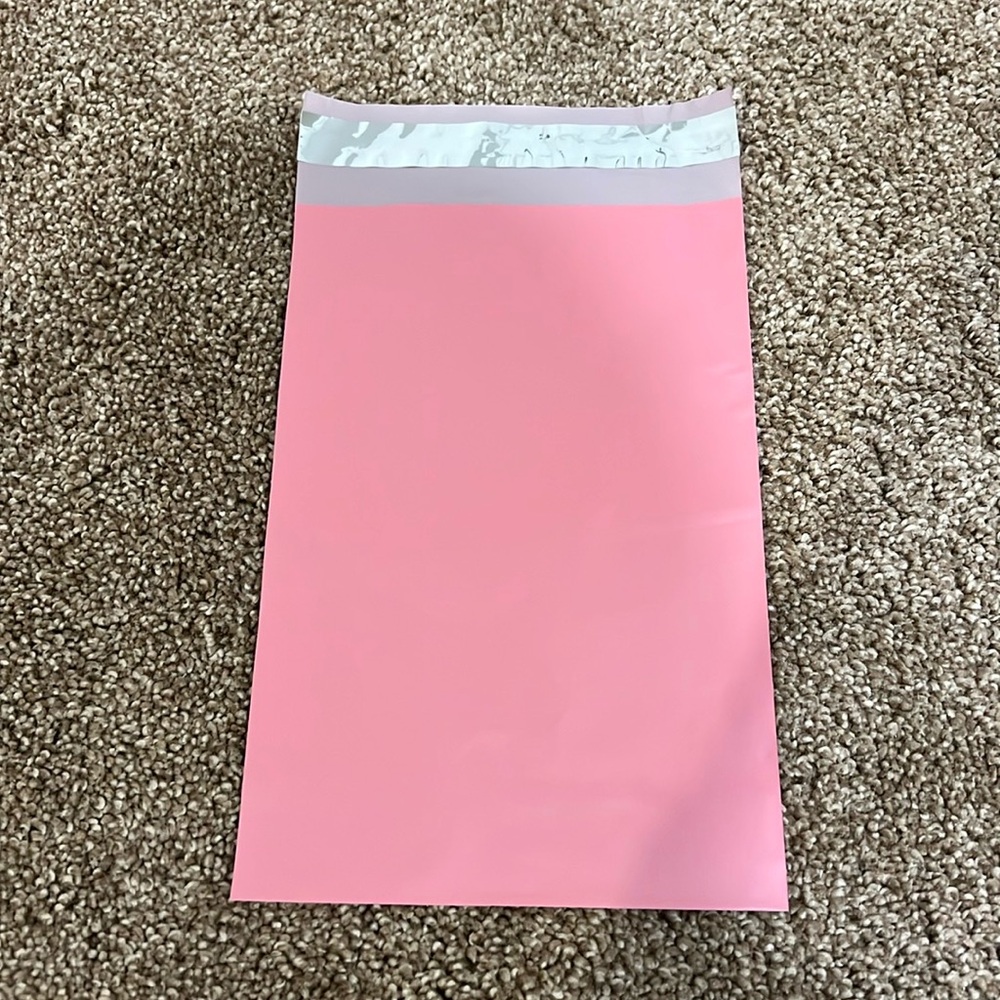 Set of 15 Summer Lemon 10x13 and Pink 6x9 Polymailer - Picture 3 of 6